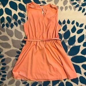 🆕 LC Lauren Conrad Swept Ashore dress in Brnt Coral.  Womens size XL.